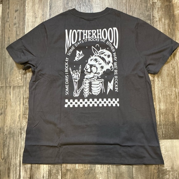 Edgy Black Graphic Nursing T-Shirt Size XXL - Picture 4 of 7